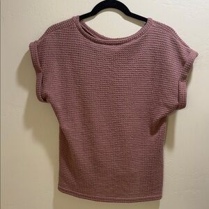 Women's Pink Rose Knit Top by Emery Rose